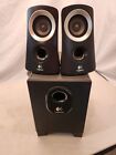 Logitech Z313 3 Piece 2 1 Channel Multimedia Speaker System - Black   Silver