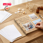 Jjunw 3060pcs Photo Corners  Corners Self Adhesive  Photos Corner White