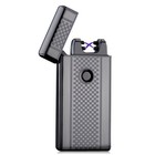 2 Pack Electric Lighter Dual Arc Usb-charge Plasma Windproof Flameless Cigarette