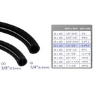3 28 Feet Black Pvc Vinyl Tubing 1 4 Id X 3 8 Od  Aquarium Air Line Hose  Tank