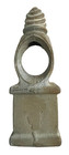 Cast Iron Fence Post Finial Topper 26q Open Ring  Ice Cream Acorn Lot-7 Vintage