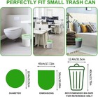 4 Gallon Biodegradable Compostable Small-trash-bags - Green Small Garbage Bags