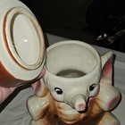 Vintage  sailor Elephant   Ceramic Cookie Jar By American Bisque Company  
