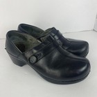 Dansko Shoes Solstice Clogs Sz 38 Nursing Clogs Slip-on Black Read