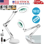 10x Magnifying Glass Desk Light Magnifier Led Lamp Reading Lamp With Base  clamp