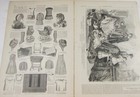 Harpers Bazar Rare June 28 1884 No  26 Sewing Pattern  With Original Magazine