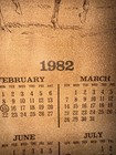 Vintage 1982 Union 76 Gas Oil Advertising Calendar Leather Western Horses Savitt
