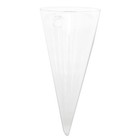 Clear Circular Cone Glass Wall Hanging Vase Flower Vase Bottle For Plant Holder