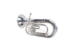 India Musical Instrument Euphonium Band Orchestra With Bag  silver 