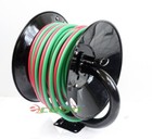 Manual 100ft Welding Hose Reel Mount W twin Oxy Acetylene 300psi 100  Weld Hoses
