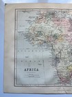 Antique Map Of Africa 1876 Cape Colony Egypt Guinea Madagascar