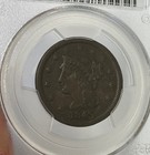 U s  - 1845 Braided Hair Large Cent  pcgs Vf 20 