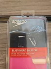 Nip Speedo Elastomeric Solid Silicone Swim Cap Hot Pink One Size Water Swimming
