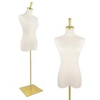 Dress Form Mannequin Torso For Women  Us Standard Size 0-2   53 -73  Beige