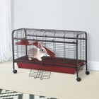 41 l Small Animal Cage Rabbit Hutch With Feeder
