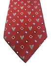 Rare Eagle Scout Red Necktie Gray Eagles White Black Blue Squares