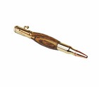 24k Gold 30 Caliber Bullet Pen Made From Whiskey Barrel Stave