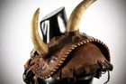 Medieval Leather Barbarian Pauldron Viking Pauldron Larp Leather Shoulder Armor