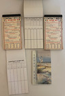Lot Of 5 Contract Bridge Score Pad Vintage Card Game