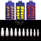 100pcs Fake False Nails Tips Full Cover Long Coffin Ballerina Art Manicure Tool   