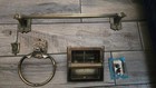 5 Pc Lot Amerock Bathroom Set Carriage House Antique Brass Towel Bar Tp Holder
