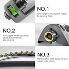 Oscillating Sprinkler With 18 Hole Brass Nozzles  Water Sprinkler For Lawn Cover