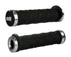 Odi Atv Xtreme Lock-on Grips - Black - Silver Clamp Atv utv Snowmobile Pwc