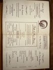 Vtg 1969 Santa Fe Railroad Menu Indians Of The Southwest Ranchos De Taos Good