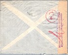 Greece 1940 s Postal Censored Airmail Cover Mult Frank Addr England   Postmark