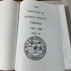 The Heritage Of Russell County Virginia Volume 2 History Genealogy Book 1988
