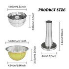 Coffee Pod For Nespressso Vertuo Pop next  Stainless Steel Coffee Capsule Fliter
