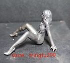 Rare Chinese Bronze Girl Collectable Art Not Antique Statue Figure Table Decor