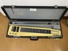 Canopus 8-string Steel Guitar White Hawaiian With Hard Case Stand
