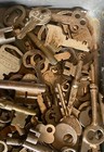 Hugh Lot Of Old And Very Old Keys-many Marked 7 pounds-from Old Locksmith Shop