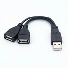 Usb 2 0 A Male To 2 Dual Usb Female Jack Y Splitter Hub Power Cord Adapter Cable