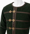 Viking Medieval Green Padded Gambeson Jacket Larp Sca Renaissance Costume
