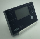 Powers On Korg Tm-60 Tuner   Metronome Combo For Guitar Black Lcd Built-in Mic