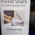 Chicco Pocket Snack Baby Todder Booster Seat Portable Safe  new  Opened Box