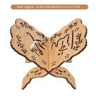 Amosfun Wooden Quran Holder Bible Stand Prayer Book Display Reading -   