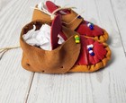 Vintage Native American Hayward Wi Souvenirs Indian Doll Moccasins Handmade