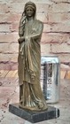 Vintage Classical Bronze Statue Of A Woman Sculpture Signed J patoue Hand Made B