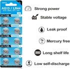10pcs Ag13 Lr44 A76 357 357a Lr1154 Sr1154 Sr44 1 5v Button Battery Coin Cell