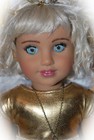 American Girl Doll Custom Josefina Face Mold   golden Angel  With Wings  Ooak