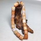 Tibetan Buddhism Old Agate Chrysal Dzi  Beads Prayer Lucky Totem Amulet Bracelet