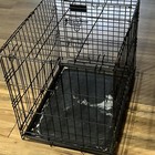 Medium-sized Pet Kennel Cat Dog Folding Crate Playpen Wire Metal Cage Puppy Tray