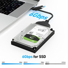 Sata To Usb Cable  2in1 Usb-c usb 3 0 To Sata Iii Hard Driver Adapter Compatible