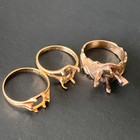 14kt Solid Yellow Gold Scrap 8 3 Grams Clean 14kt Ring Lot