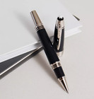 Montblanc John f kennedy Black Silver Special Edition Rare Rollerball Pen 2025