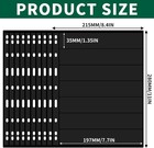 20 Sheets Stamp Pages Collector Stamp Collecting Album Binder Standard 9 Hole Bi
