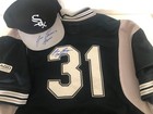 1 1  Authentic Game Used White Sox Jersey Hat Autographed Jose Canseco Gamer